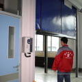 Flexible rapid self-repairing roll-up door